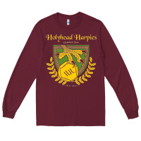 Burgundy holyhead harpies Long Sleeve Tee - artisFamous
