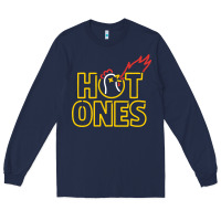 Navy hot ones Long Sleeve Tee - artisFamous