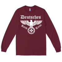 Burgundy deutsches reich Long Sleeve Tee - artisFamous