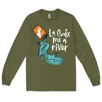 Army Green la croix drink Long Sleeve Tee - artisFamous