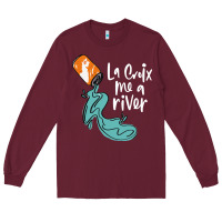 Burgundy la croix drink Long Sleeve Tee - artisFamous