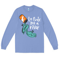 Colony Blue la croix drink Long Sleeve Tee - artisFamous
