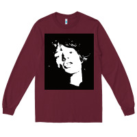Burgundy mick jag Long Sleeve Tee - artisFamous