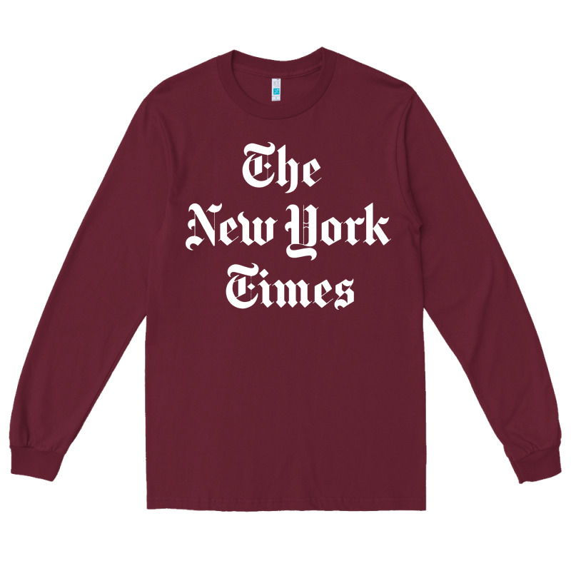 New York Times Long Sleeve Tee by artisFamous | Teevron
