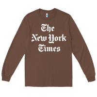 Chestnut new york times Long Sleeve Tee - artisFamous