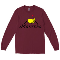Burgundy golf masters Long Sleeve Tee - artisFamous