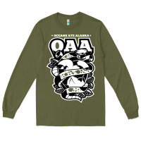 Army Green oceans ate alaska Long Sleeve Tee - artisFamous