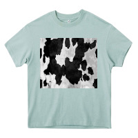 Arona Black White Cowhide Tumbler Heavy Core Tee - CowCowDesign