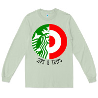 Matcha sips and  trips Long Sleeve Tee - artisFamous