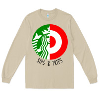Mushroom sips and  trips Long Sleeve Tee - artisFamous