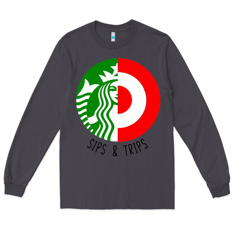 Sips And  Trips Long Sleeve Tee by artisFamous | Teevron
