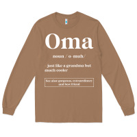 Toasted Coconut Oma Definition - Mother's Day Gift Long Sleeve Tee - artisFamous