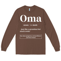 Chestnut Oma Definition - Mother's Day Gift Long Sleeve Tee - artisFamous