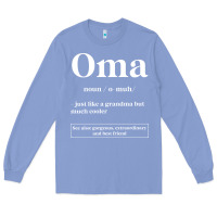 Colony Blue Oma Definition - Mother's Day Gift Long Sleeve Tee - artisFamous
