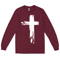 Burgundy tattoo christian Long Sleeve Tee - artisFamous
