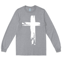 Heather Grey tattoo christian Long Sleeve Tee - artisFamous