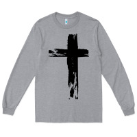 Heather Grey tattoo christian Long Sleeve Tee - artisFamous