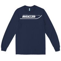 Navy boston whaler1 t shirt Long Sleeve Tee - artisFamous