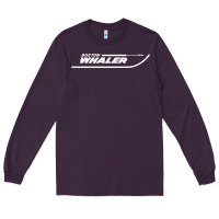 Plum boston whaler1 t shirt Long Sleeve Tee - artisFamous