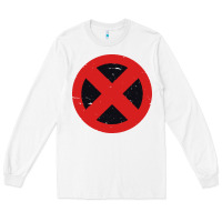 White xmen symbol Long Sleeve Tee - artisFamous