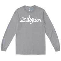 Heather Grey cymbals Long Sleeve Tee - artisFamous