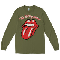 Army Green the  rol.li  sto.nes  colors ton   t shirt Long Sleeve Tee - artisFamous