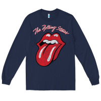 Navy the  rol.li  sto.nes  colors ton   t shirt Long Sleeve Tee - artisFamous