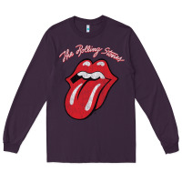 Plum the  rol.li  sto.nes  colors ton   t shirt Long Sleeve Tee - artisFamous