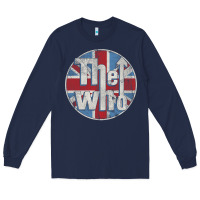 Navy the  who    dis.tres.sed   j.a.c.k c.i.r.c.l.e   lo   t shirt Long Sleeve Tee - artisFamous