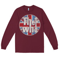 Burgundy the  who    dis.tres.sed   j.a.c.k c.i.r.c.l.e   lo   t shirt Long Sleeve Tee - artisFamous