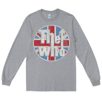 Heather Grey the  who    dis.tres.sed   j.a.c.k c.i.r.c.l.e   lo   t shirt Long Sleeve Tee - artisFamous