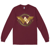 Burgundy won.der woman movie gol.den las.so lo  t shirt Long Sleeve Tee - artisFamous