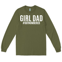 Army Green Girl Dad Long Sleeve Tee - artisFamous