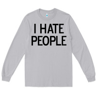 Moon Dust i hate people Long Sleeve Tee - artisFamous