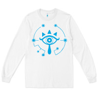 White zel.da br.ea.th of the w.i.l.d she.i.k.ah eye lo. t shirt Long Sleeve Tee - artisFamous