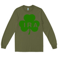 Army Green ira irish lucky shamrock st patrick's day Long Sleeve Tee - artisFamous