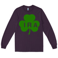 Plum ira irish lucky shamrock st patrick's day Long Sleeve Tee - artisFamous