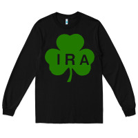 Black ira irish lucky shamrock st patrick's day Long Sleeve Tee - artisFamous