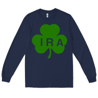 Navy ira irish lucky shamrock st patrick's day Long Sleeve Tee - artisFamous