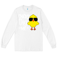 White kids chick dig me Long Sleeve Tee - artisFamous