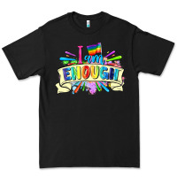 Black I am enough Premium Tee - FaDigitalArtStudio