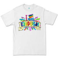 White I am enough Premium Tee - FaDigitalArtStudio