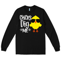 Black kids chick dig me Long Sleeve Tee - artisFamous