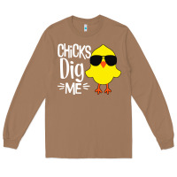 Toasted Coconut kids chick dig me Long Sleeve Tee - artisFamous