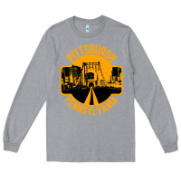 Heather Grey pittsburgh pennsylvania Long Sleeve Tee - artisFamous