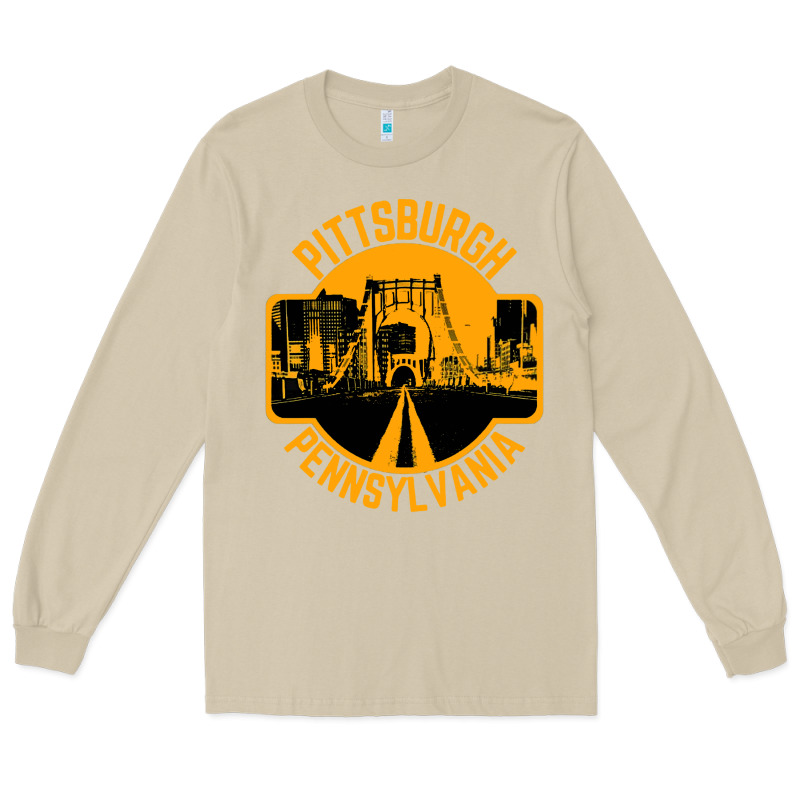 Pittsburgh Pennsylvania Long Sleeve Tee by artisFamous | Teevron