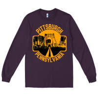 Plum pittsburgh pennsylvania Long Sleeve Tee - artisFamous