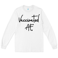 White pro vaccination Long Sleeve Tee - artisFamous