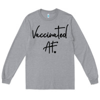 Heather Grey pro vaccination Long Sleeve Tee - artisFamous