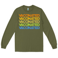 Army Green vaccinated retro Long Sleeve Tee - artisFamous
